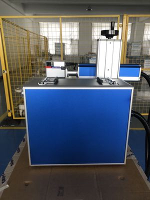 MAX Laser Source 175*175mm Μηχανή κοπής λέιζερ ινών για πιστωτική κάρτα μετάλλου 20w 30w 50w 70w 100w Αεροψυγμένη παλμική υψηλή παραγωγικότητα