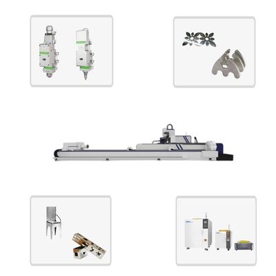 Σύστημα ελέγχου CYPCUT/RAYTOOLS Schneider Electric-France Ρελεϊκή μηχανή κοπής με λέιζερ πλάκας και σωλήνων 1500w 2kw 3kw 6kw για διάφορα υλικά