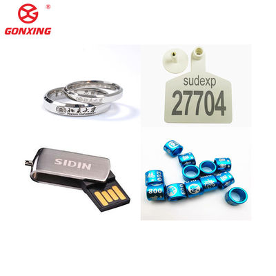 MAX Laser Source 3D Enclosed Type CNC Marking Engraving Cutting Machine για χρυσά αργυρά μέταλλα σε περιοχή σήμανσης 110*110mm