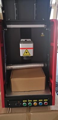 Τρόπος ψύξης Αεροψύξη 20W 30W 50W Μεταλλικό ανοξείδωτο χάλυβα Αλουμίνιο Τύπος γραφείου Μηχανή σήμανσης λέιζερ ινών για βιομηχανικά