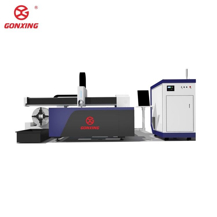 Πύκνωση υψηλής ακρίβειας 3kw 5kw 3015 Μηχανή κοπής λέιζερ αυτοπροσανατολισμού για φύλλα μετάλλου και σωλήνα χειρισμού