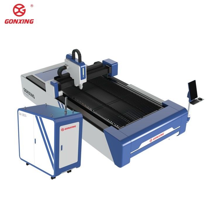 1000w 1500w 2000w 3kw CNC Laser Fiber Cutting Machine για ανθρακούχο σίδηρο αλουμίνιο μέταλλο ανοξείδωτο χάλυβα σύστημα ελέγχου Cypcut